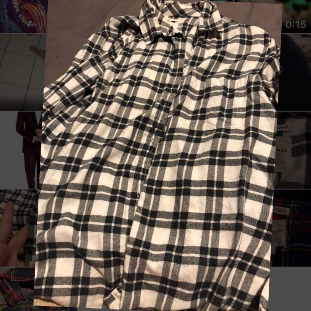 Ahh-mazingly soft white and black flannel